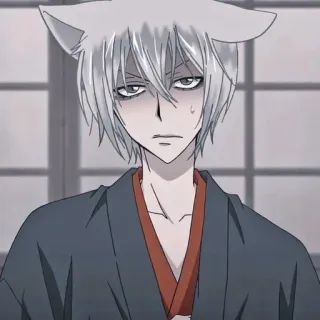 😰 Tomoe Kamisama Kiss Anime, Renard, Oreilles, Manga, Tomoe, Kamisama Kiss telegram sticker