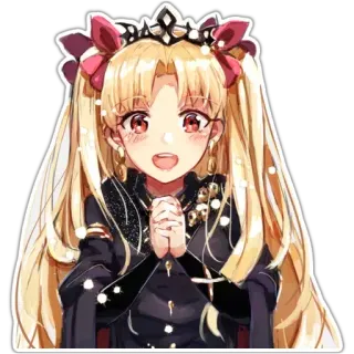 😄 Anime, Personnage, Illustration, Mignon, Fille, Dessin animé, Manga telegram sticker