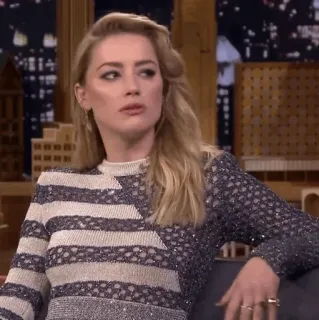 🧜‍♀ Amber Heard знаменитость, женщина, актриса, выражение, человек telegram sticker