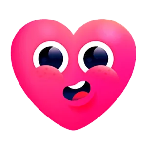 💝 Hart, Liefde, Emoji, Cartoon, Schattig, Blij telegram sticker