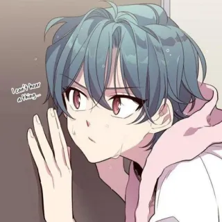 💨 I can't hear a thing... Anime, Buồn, Khóc, Con trai, Webtoon, Manga whatsapp sticker