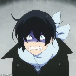 ♟ Yato Noragami Anime, Yato, Noragami, Wütend, Genervt telegram sticker