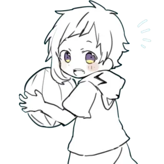 😃 Anime, Kind, Niedlich, Kawaii, Charakter, Zeichnung telegram sticker