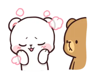 😆 fofo, urso, adesivo, animais, kawaii telegram sticker