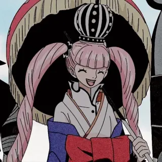 🌸 Komurasaki One Piece Anime, One Piece, Komurasaki, Manga whatsapp sticker