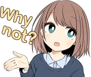 Sasakichi's moody girl ENG :: @line_stickers telegram stickers