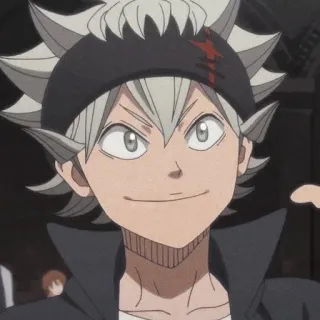 🎻 Asta Black Clover anime, character, manga, asta, black clover telegram sticker