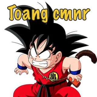 😭 Goku Dragon Ball Toang cmnr Dragon Ball, Goku, Anime, Goku niño, Dibujos animados, Vietnamita, Texto whatsapp sticker