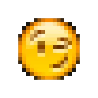 😉 emoticon, emoji, smiley face, winking telegram sticker