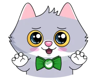 🐾 кот, милый, животное, мультфильм, каваий, стикер telegram sticker
