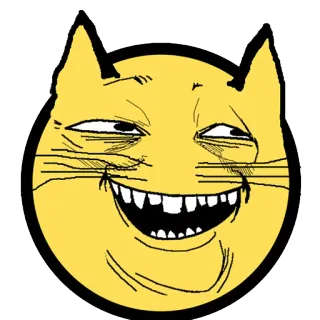 🌝 cat, meme, funny, face, internet whatsapp sticker