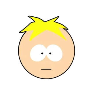 🌟 Butters Stotch South Park カートゥーン, キャラクター, バターズ, サウスパーク, コメディ telegram sticker