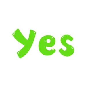 ✅ yes Ja, Bestätigung, Zustimmung, Positiv, Grün whatsapp sticker
