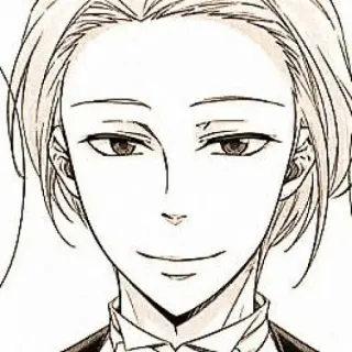 🕰 anime, karakter, wajah tersenyum telegram sticker