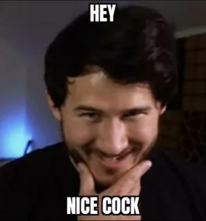 😏 HEY
NICE COCK offensant, mème, humour, culture web, viral telegram sticker