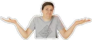 🤷‍♂ SUPRAPS dar de ombros, pessoa, incerto, expressão, pose whatsapp sticker