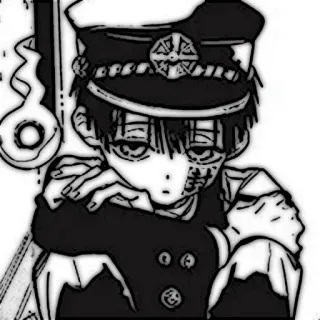 🔭 Hanako Toilet-bound Hanako-kun Anime, Manga, Hanako, Toilet-Bound Hanako-kun, Fantôme, Surnaturel, Uniforme scolaire telegram sticker