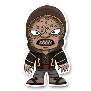 🐊 cartoon, monster, character, hoodie, sticker telegram sticker
