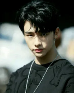 😠 ฮยอนจิน, kpop, stray kids, นักร้อง, ไอดอล, เอเชีย, ชาย telegram sticker