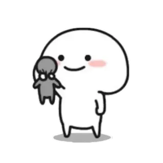 😤 Desenho animado, Personagem, Fofo, Boneca telegram sticker