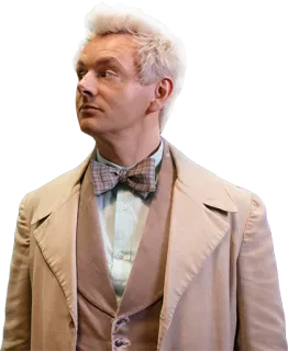 😉 Aziraphale Good Omens Good Omens, Aziraphale, David Tennant, Angelo, Personaggio, Serie TV telegram sticker