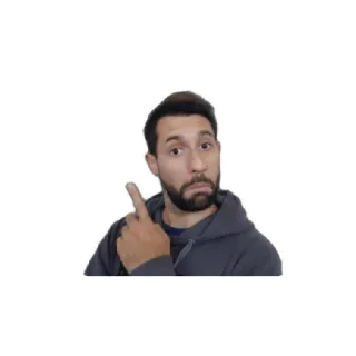 😁 Homem, Apontando, Pessoa, Casual, Expressão, Adesivo whatsapp sticker