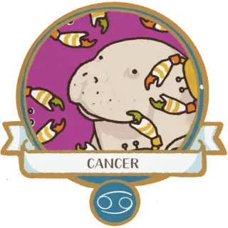 ♋️ CANCER рак, зодиак, астрология, гороскоп whatsapp sticker