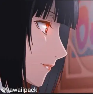 🥢 Yumeko Jabami Kakegurui anime, kakegurui, yumeko jabami, manga, gambling, school, girl telegram sticker