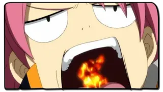 😫 Natsu Dragneel Fairy Tail anime, fire, cartoon, dragon, wizard, fairy tail, natsu dragneel telegram sticker