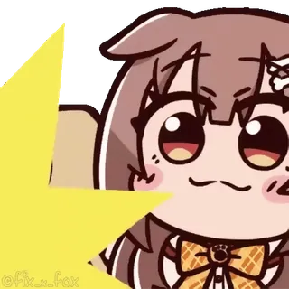 😡 Inugami Korone Hololive telegram sticker