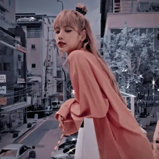 🎶 Lisa kpop, 歌手, リサ, ブラックピンク, 有名人, 韓国ポップ, 音楽 telegram sticker