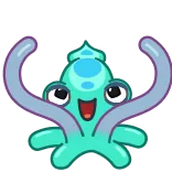 ❤️ süß, monster, herz, cartoon, figur, entzückend, aufkleber telegram sticker