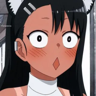 👽 Nagatoro Don't Toy with Me, Miss Nagatoro Forasteira Anime, Manga, Kawaii, Nagatoro, Schattig telegram sticker