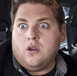 💡 Jonah Hill Джона Хилл, актер, смешной, в шоке, знаменитость, удивлен telegram sticker