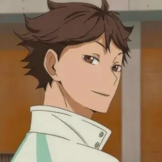 🍃 Oikawa Tooru Haikyuu!! Anime, Haikyuu, Oikawa Tooru, Personnage, Volleyball, Manga telegram sticker