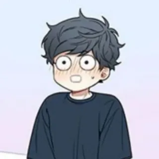 🦢 anime, shocked, surprised, cartoon, cute telegram sticker