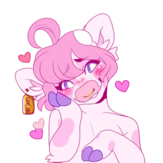 💕 100% DAIRY telegram sticker
