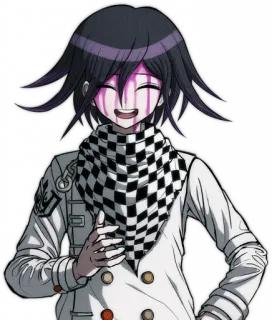 🥵 Kokichi Oma Danganronpa Anime, Personagem, Chorando, Sorrindo, Video game telegram sticker