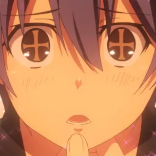 🤩 anime, blush, cute, youthful, teen telegram sticker