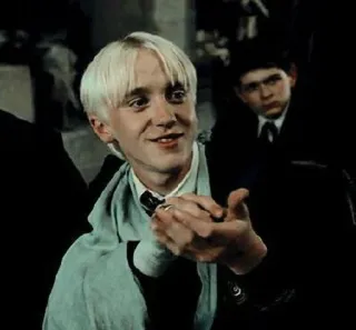 🐍 Draco Malfoy Harry Potter draco, malfoy, slytherin, harry potter, magia, mago telegram sticker