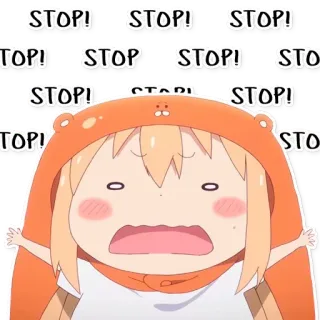 😳 STOP! STOP! STOP!
TOP! STOP STOP! STO
STOPI
TOP!
STORSTOP!
STO anime, stop, cute, cartoon, expression telegram sticker