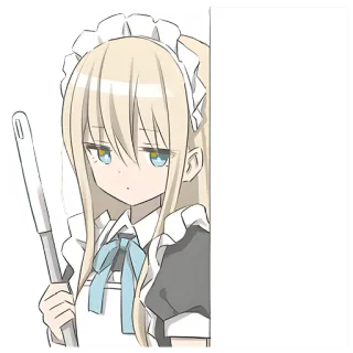 😐 动漫, 女仆, 可爱, 漫画 telegram sticker