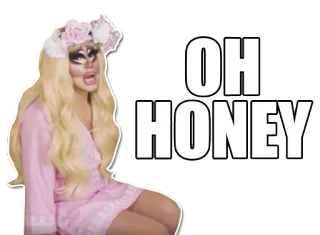 👌 Trixie Mattel OH HONEY! Драг квин, Трикси Маттел, О, милочка, Комедия, Смешно telegram sticker
