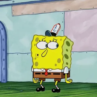 🍔 Spongebob Bob l'éponge, Dessin animé, Nickelodeon, Bob l'éponge, Personnage telegram sticker