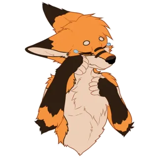 🦊 Furry, Rubah, Binatang, Lucu, Antropomorfik telegram sticker