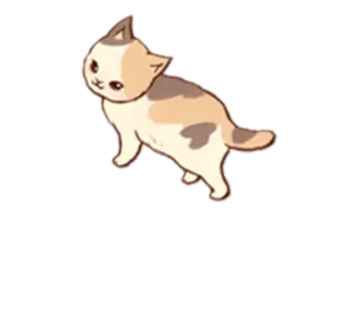 🙂 chat, chaton, mignon, animal, animal de compagnie, dessin animé telegram sticker
