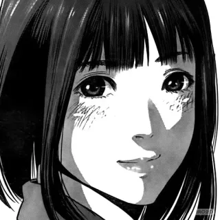 🙂 manga, anime, portrait, girl, japanese, art whatsapp sticker