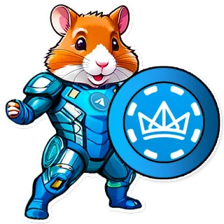 🪙 criceto, armatura, scudo, animale, cartone animato, carino, mascotte, corona telegram sticker