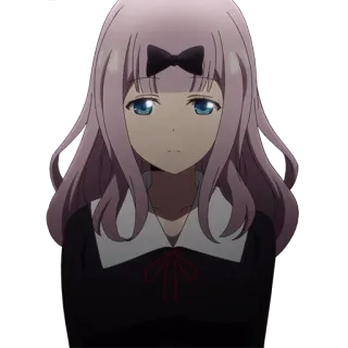 😒 Chika Fujiwara Kaguya-sama: Love Is War Anime, Chika Fujiwara, Kaguya-sama, Love is War, Fofo, Kawaii whatsapp sticker