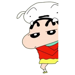 ❤ Shin-chan Crayon Shin-chan เครยอนชินจัง, อนิเมะ, การ์ตูน, หมา, น่ารัก, ตลก telegram sticker